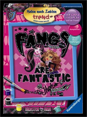 Раскраска по номерам Fangs Ravensburger 284177