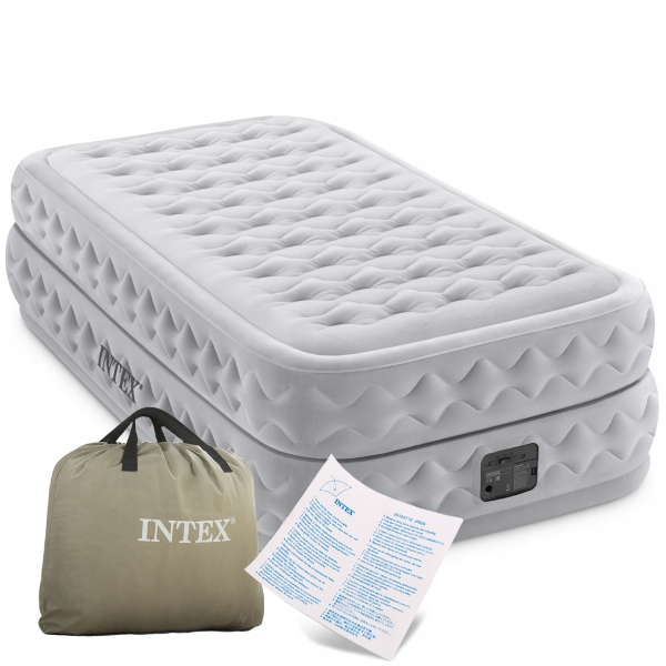 Надувная кровать Supreme Air-Flow™ насос 220V 99х191х51 см Intex 64488 Надувная кровать Supreme Air-Flow™ насос 220V 99х191х51 см Intex 64488