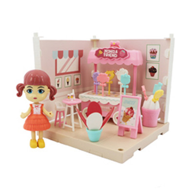 Игровой набор "Милый уголок" Кафе-мороженое Funky toys FT3102